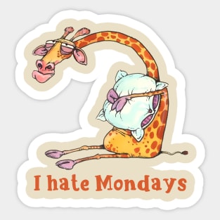 I hate mondays Sticker